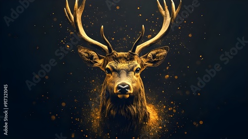 head of a deer