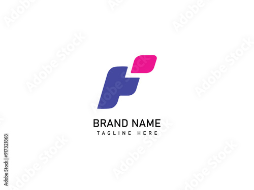 Abstract F Letter - Logo