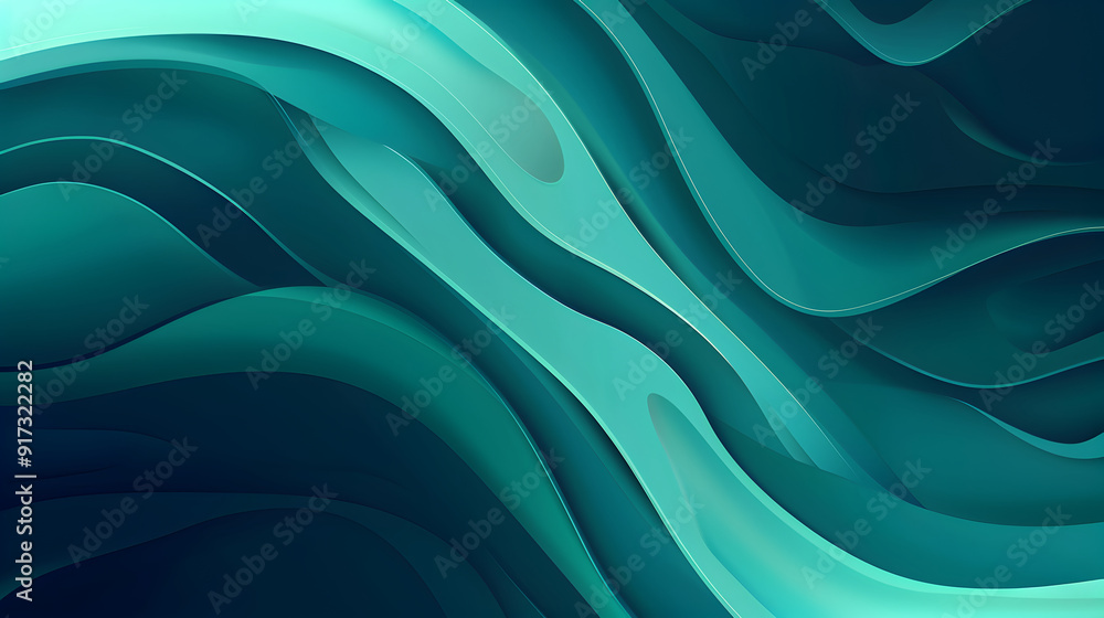 Navy and teal abstract curved background Navy and teal abstract curved background