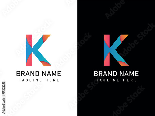  K Letter Logo