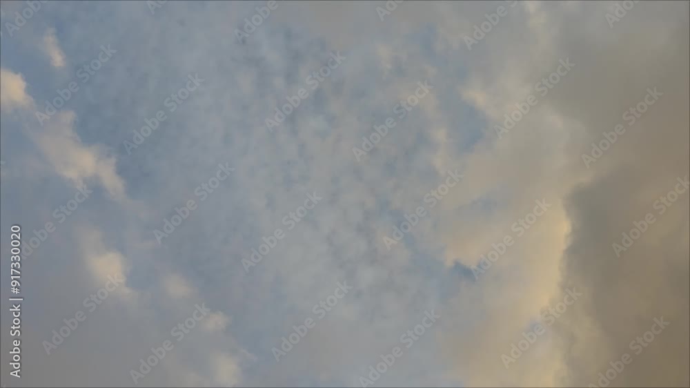 Orange cirrocumulus and altocumulus clouds moving very early Orange cirrocumulus and altocumulus clouds moving very early