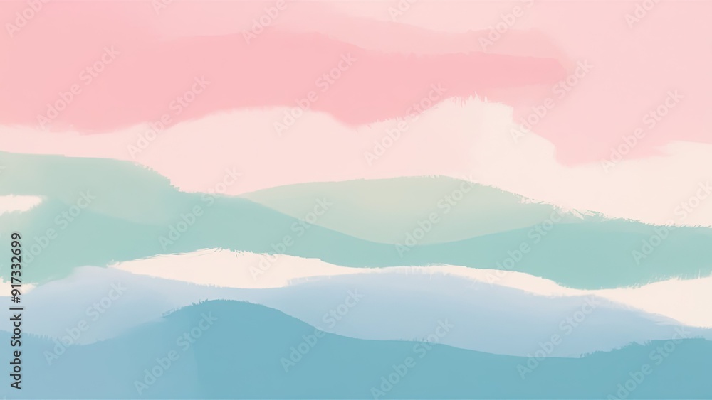 Obraz premium Serene and calming soft color background