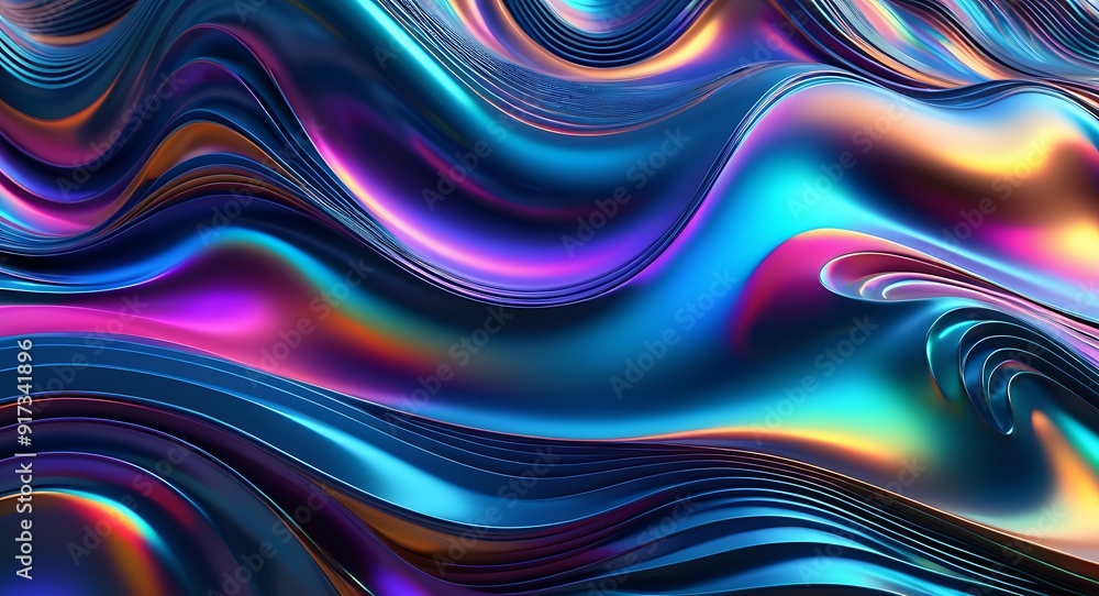 Abstract holographic background Abstract holographic background