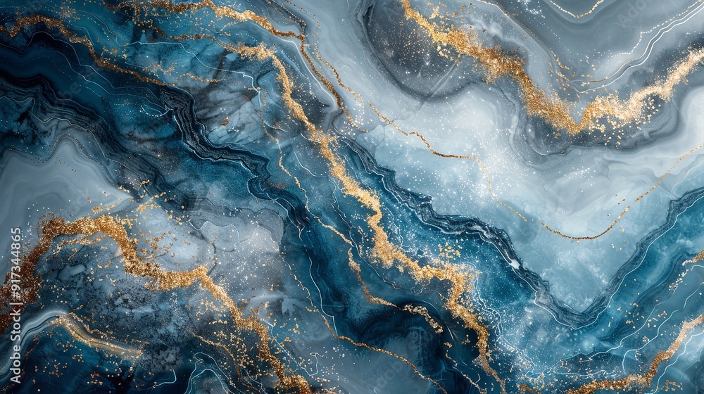 Blue and gold marble texture with glitter. Can be used for backgrounds, wallpapers, and other design projects. Blue and gold marble texture with glitter. Can be used for backgrounds, wallpapers, and other design projects.