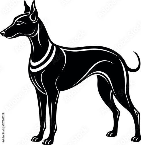 Dog Silhouette Black Vector