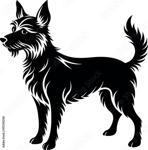 Dog Silhouette Black Vector