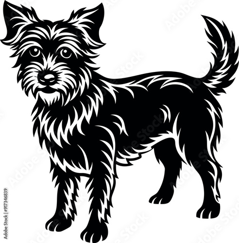 Dog Silhouette Black Vector