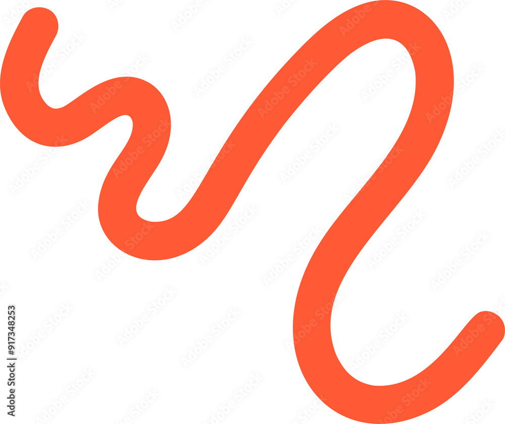 Abstract organic shape. Doodle element. Cute scribble and playful groovy squiggle line. Simple cartoon stroke. Curve trendy geometric wavy element Abstract organic shape. Doodle element. Cute scribble and playful groovy squiggle line. Simple cartoon stroke. Curve trendy geometric wavy element