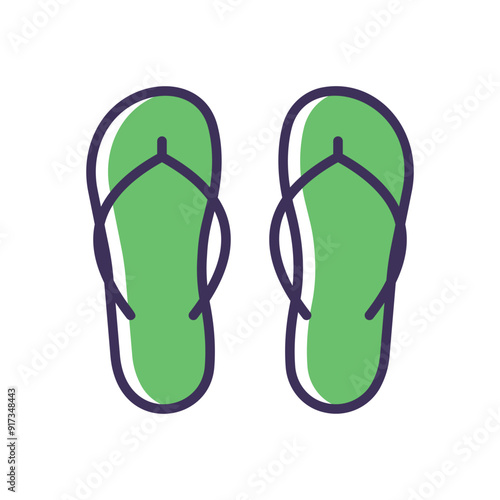 Flip Flops vector icon