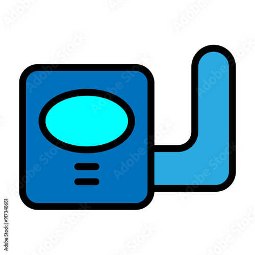 Water Wings Vector Filled Icon Design