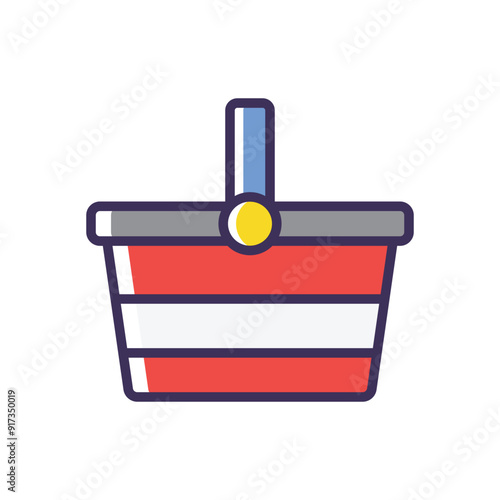 Picnic Basket vector icon