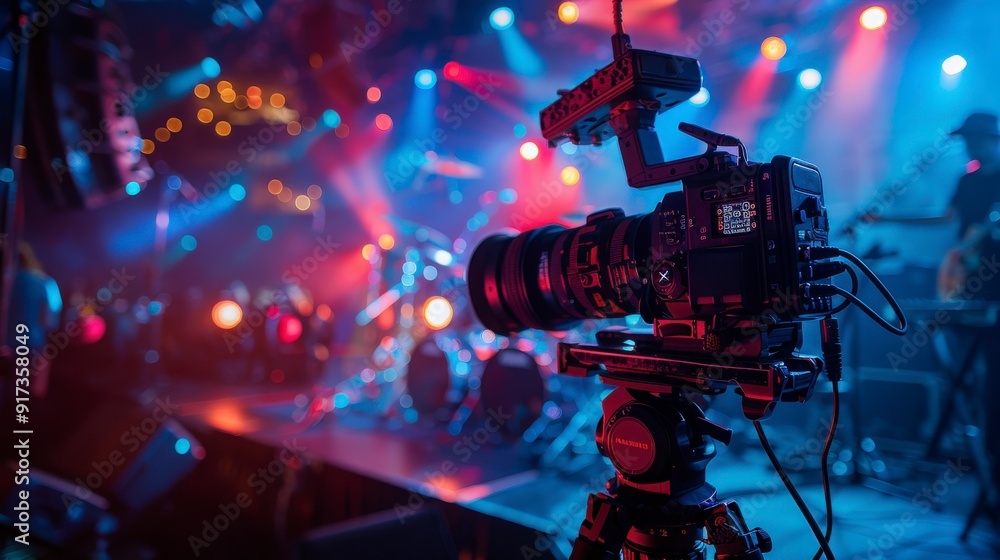 Entertainment and Media Design an image of a music and film production scene performing arts events and media communications in action stylize 250 ar 169 v 6 Entertainment and Media Design an image of a music and film production scene performing arts events and media communications in action stylize 250 ar 169 v 6