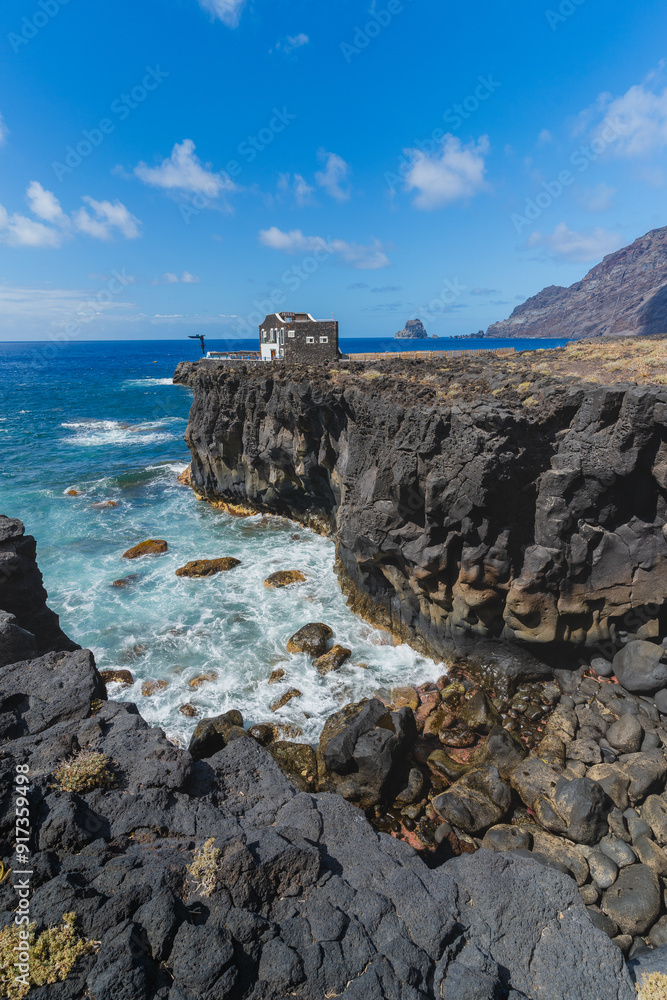Seascape. Small hotel in Las Puntas. Frontera. El Hierro island. Canary islands Seascape. Small hotel in Las Puntas. Frontera. El Hierro island. Canary islands