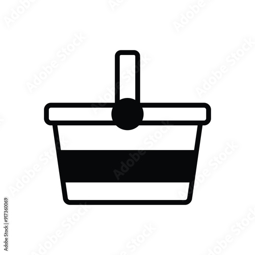 Picnic Basket vector icon