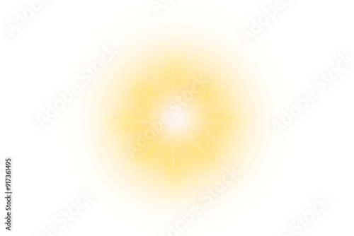 Glowing light effcts isolated on transparent background. Sun flare light overlays. Glow starlight with flare, glowing star PNG. Sparks and bright sparkles effect. Events decoration design elements
