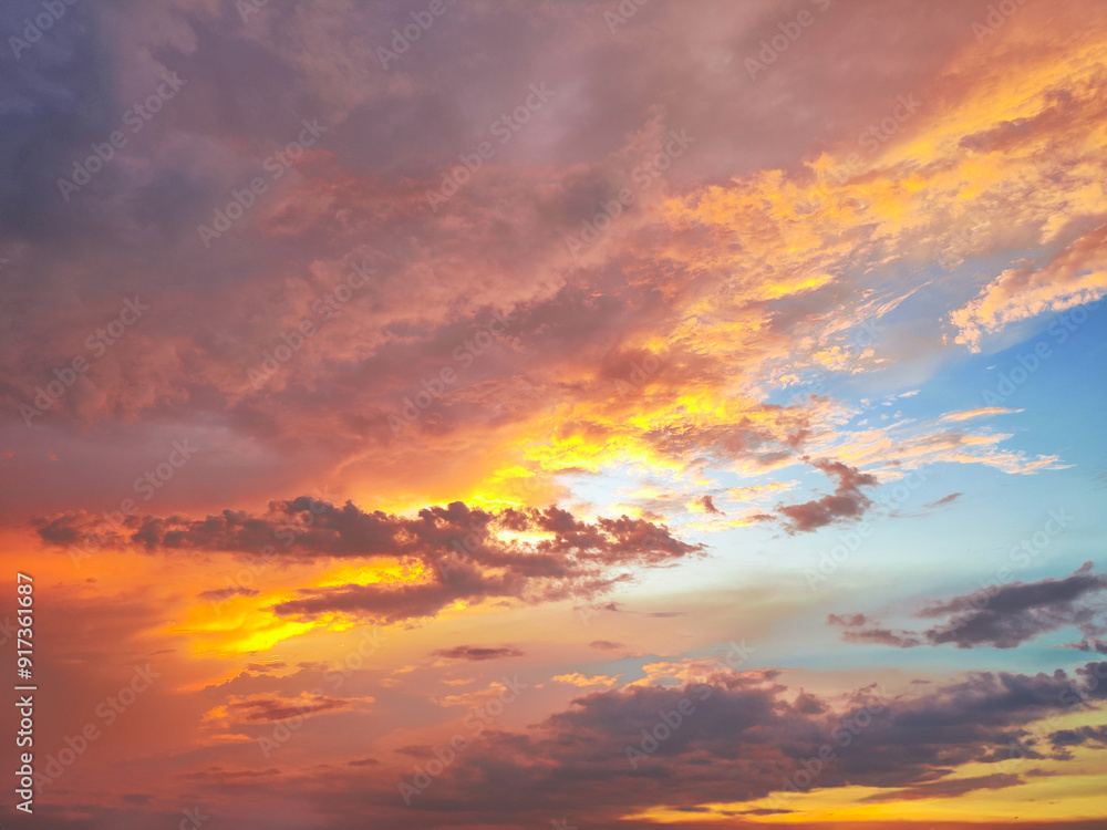 Clouds pattern with different seasons Clouds pattern with different seasons
