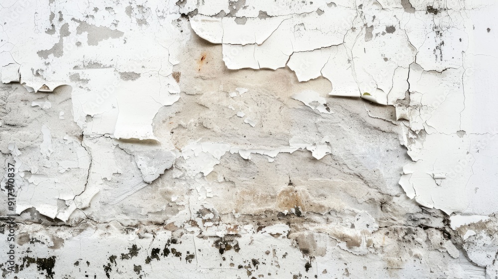 Obraz premium Grunge Background with White Wall