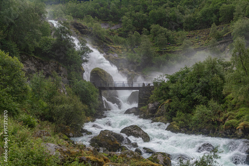 Briksdal Glacier, Norway. Briksdalsbreen is part of the Jostedal Glacier National Park