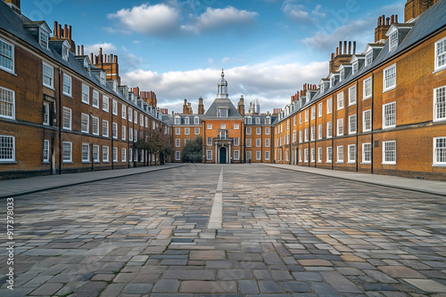 Historic Royal Hospital Chelsea in London, showcasing its iconic architecture and historical significance photo