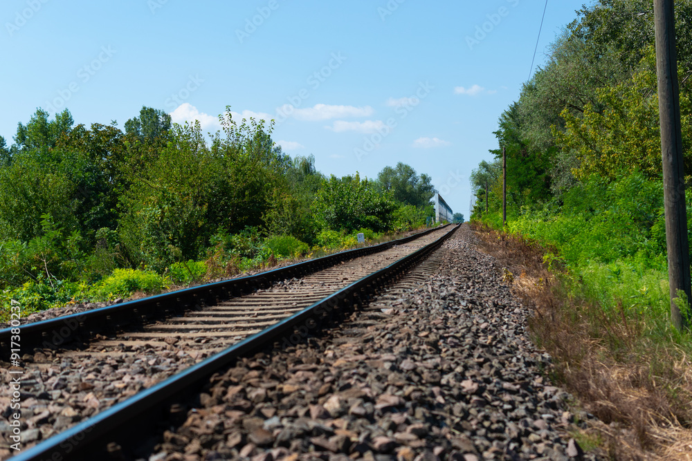 railway in the countryside railway in the countryside