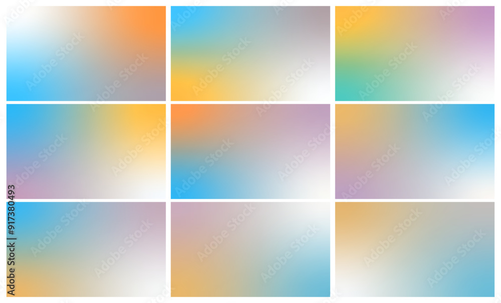 collection of pastel tint gradient backgrounds collection of pastel tint gradient backgrounds