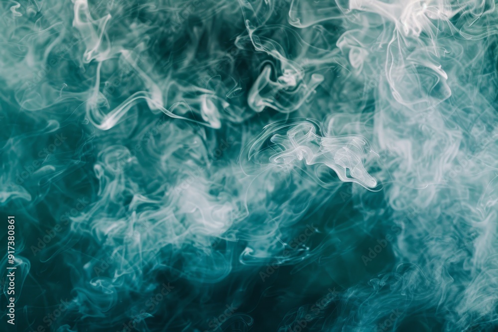Wisps of white smoke swirling against a deep green backdrop, forming ghostly and elegant patterns. Wisps of white smoke swirling against a deep green backdrop, forming ghostly and elegant patterns.
