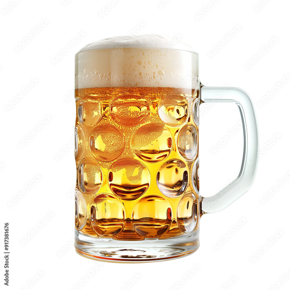 Glass of beer with bubble top view isolated on transparent background Remove png, Clipping Path, pen tool