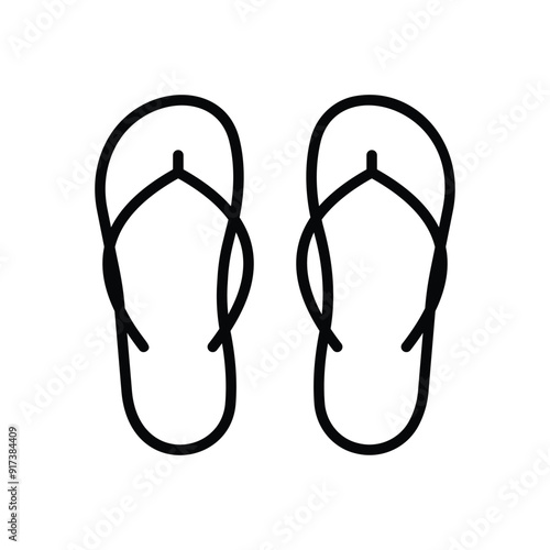 Flip Flops vector icon