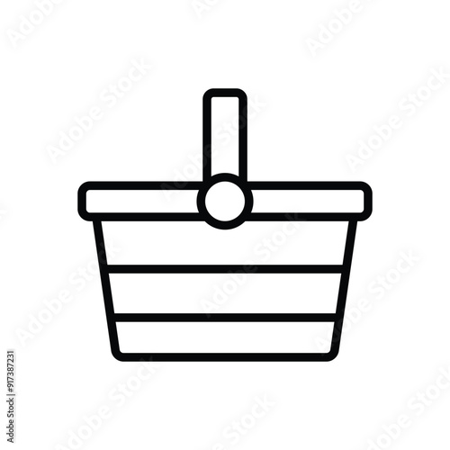Picnic Basket vector icon