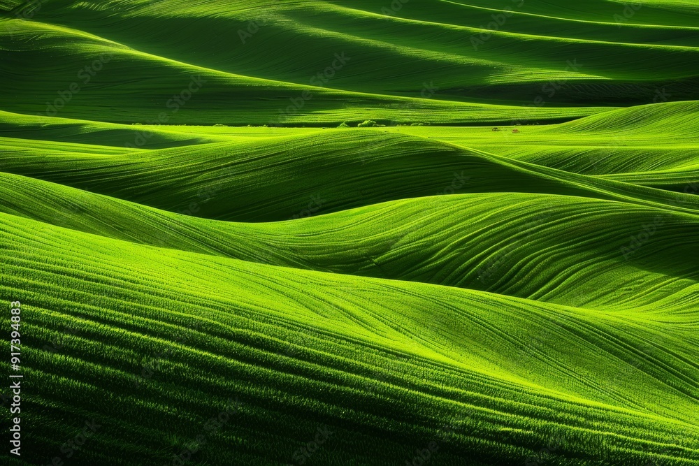 A bird's-eye view of the Palouse, with rolling green hills and golden wheat fields stretching to the horizon. Beautiful simple AI generated image in 4K, unique. A bird's-eye view of the Palouse, with rolling green hills and golden wheat fields stretching to the horizon. Beautiful simple AI generated image in 4K, unique.