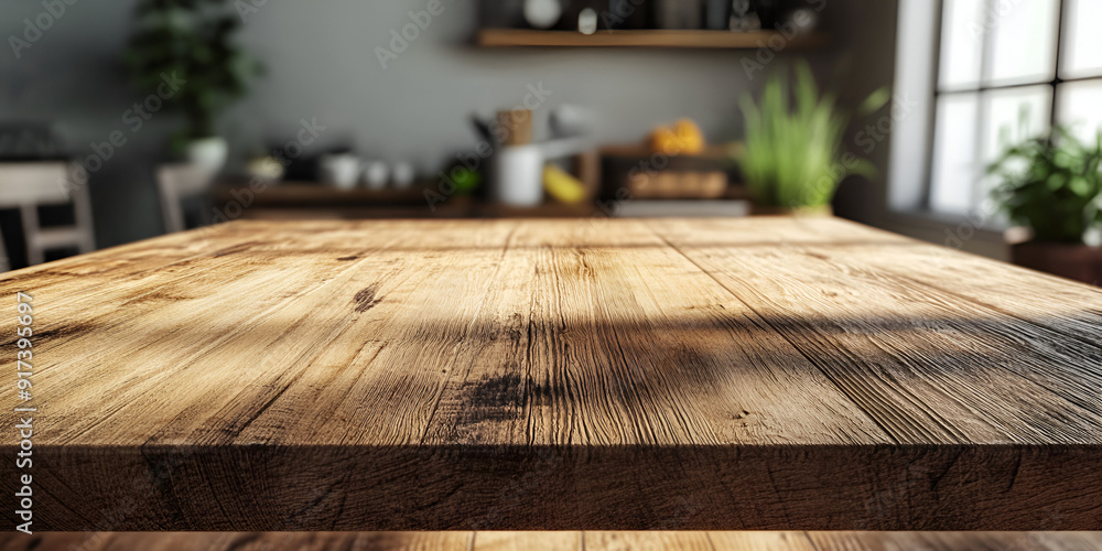 Modern Kitchen Countertop with Smooth Texture and Sunlit Reflection Modern Kitchen Countertop with Smooth Texture and Sunlit Reflection