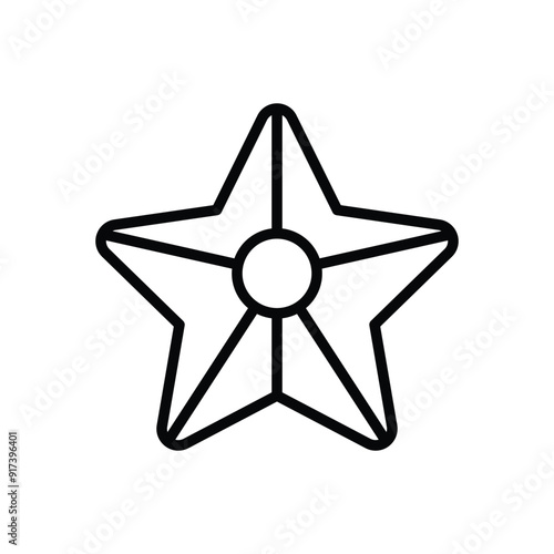 Starfish vector icon