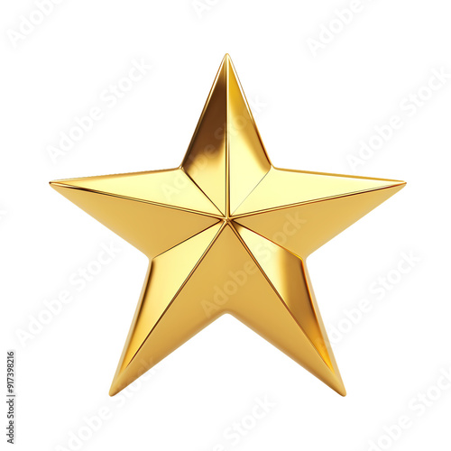 Gold star icon clip art