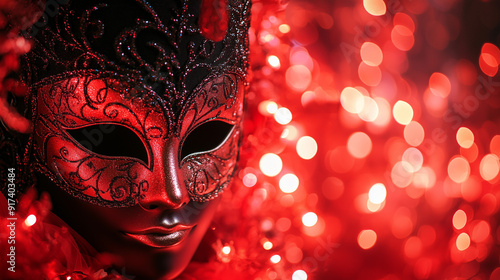 Venetian masks for a carnival party