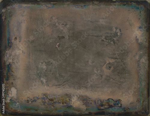 Old vintage daguerreotype photography for overlay. Grunge texture background image.