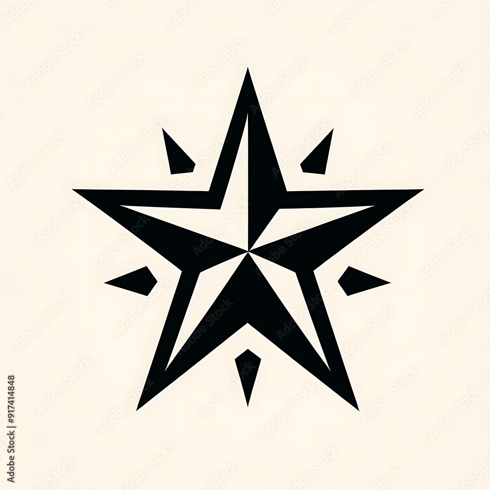 Obraz premium Star vector icon symbol
