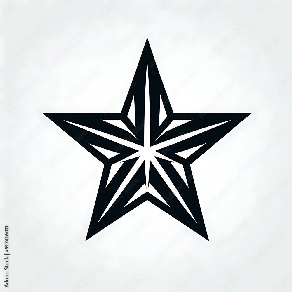 Obraz premium Star vector icon symbol