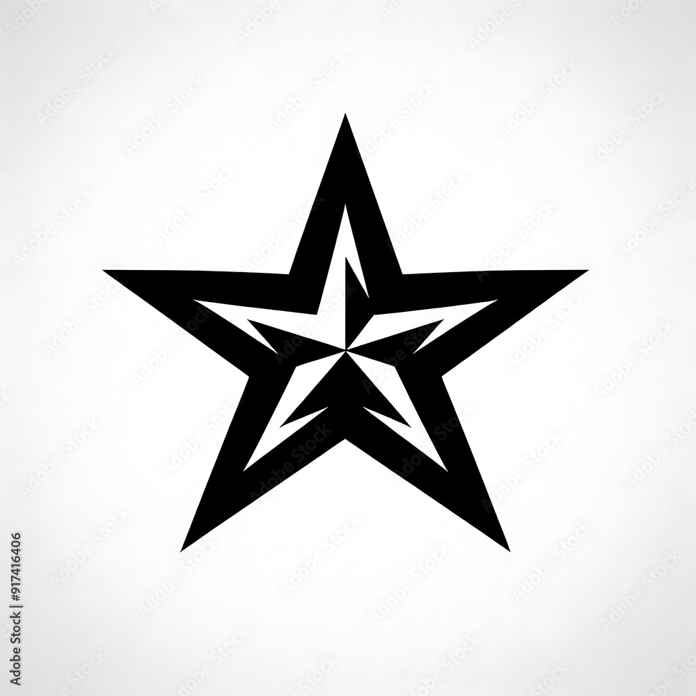 Obraz premium Star vector icon symbol