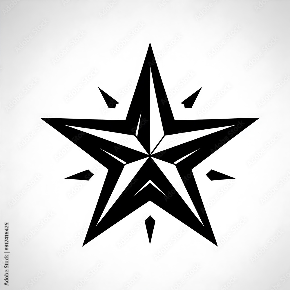 Obraz premium Star vector icon symbol
