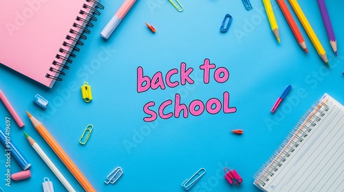 back to school text banner