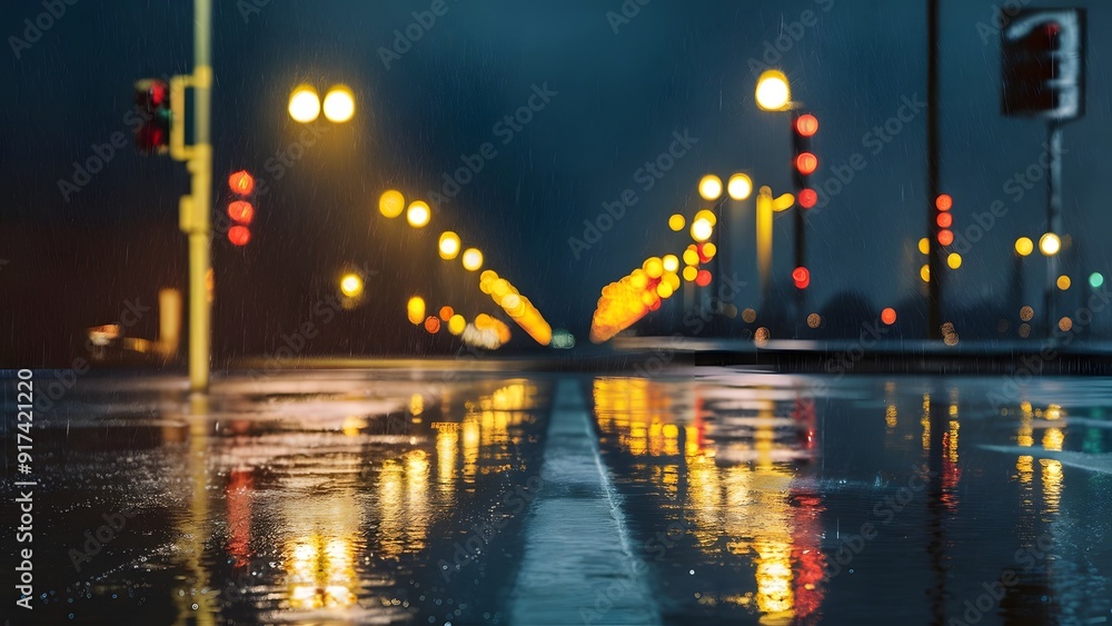 City lights out of focus background City lights out of focus background