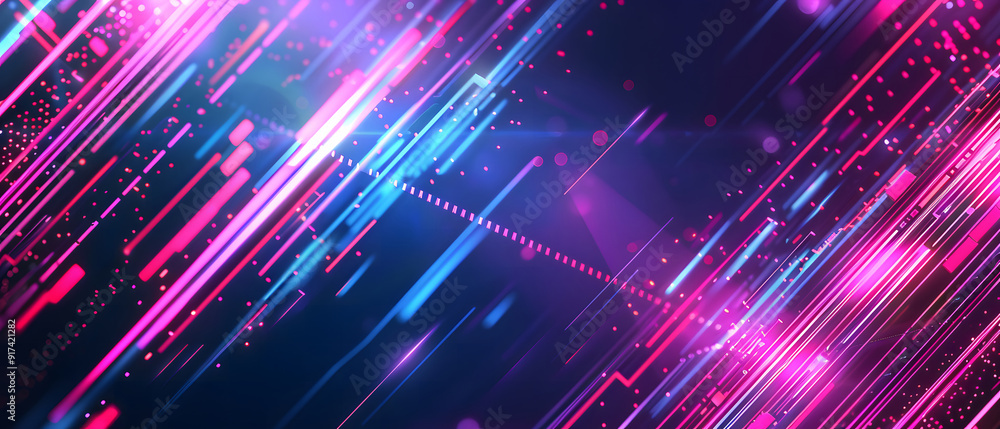 Futuristic Digital Health Interface with Neon Gradients and Geometric Shapes in Telemedicine. digital health technologies design Futuristic Digital Health Interface with Neon Gradients and Geometric Shapes in Telemedicine. digital health technologies design