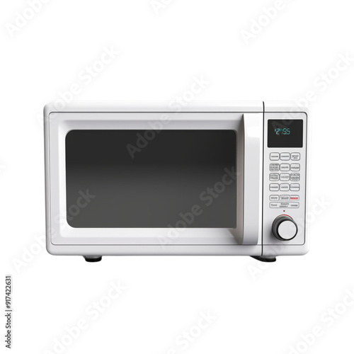 Microwave oven isolated on transparent background 