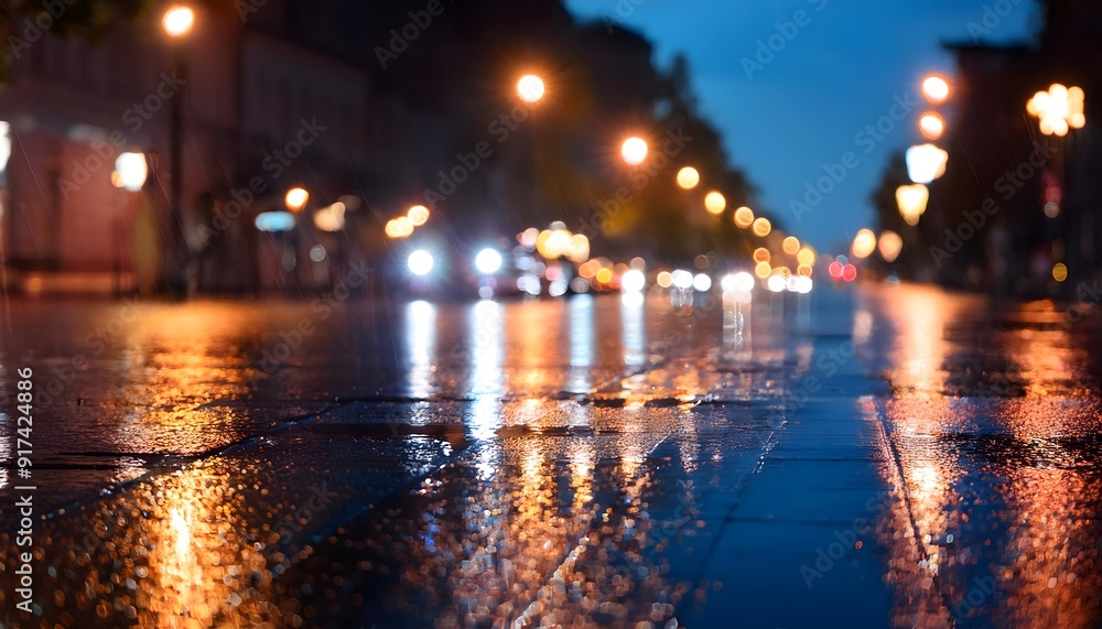 City lights out of focus background City lights out of focus background