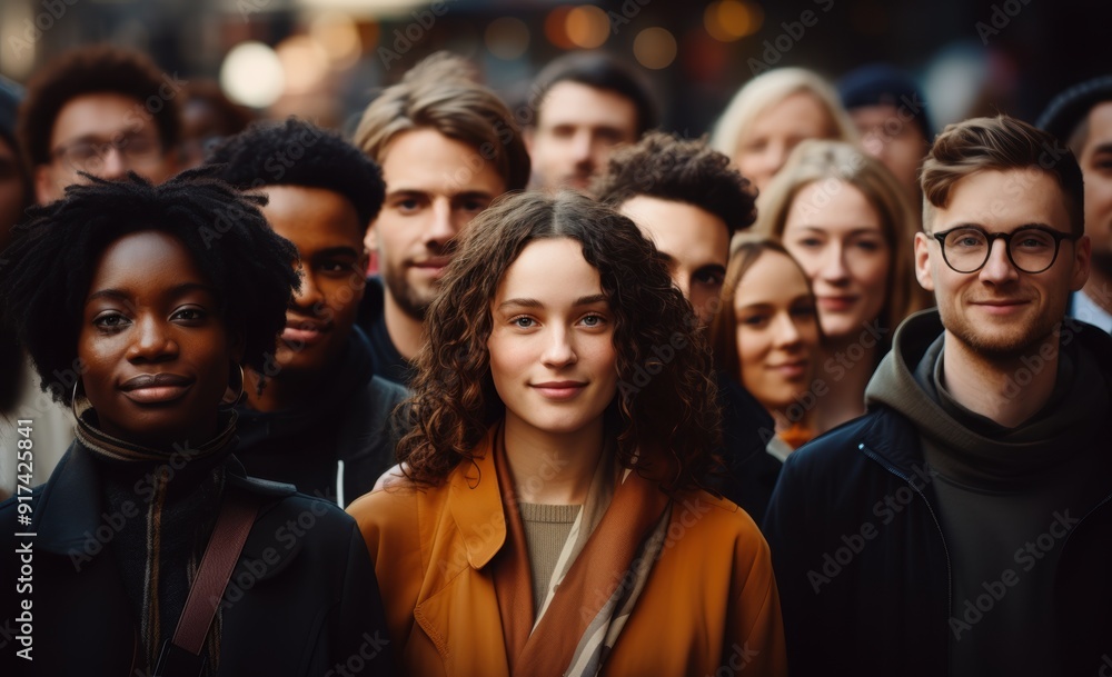Diverse Crowd, Community of Different People Diverse Crowd, Community of Different People