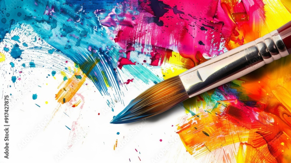 Obraz premium brushes and paint