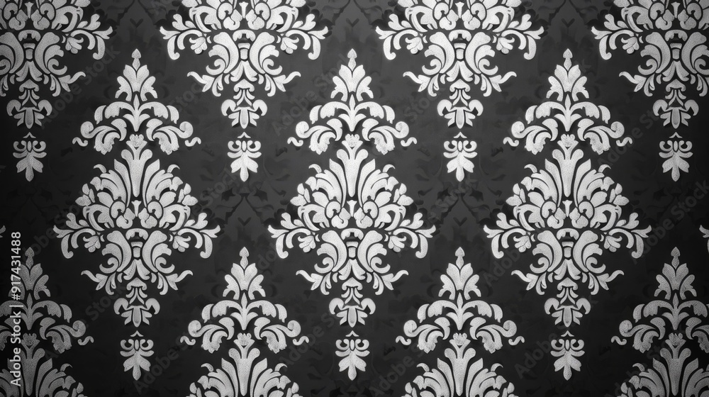 seamless damask pattern