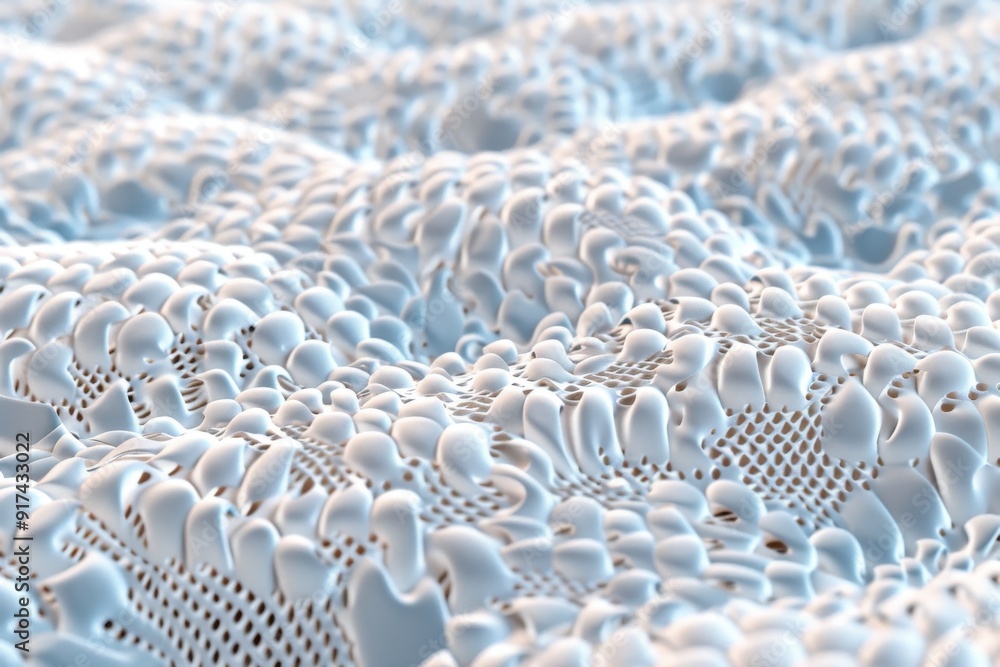 Obraz premium White textile fabric, closeup detail to structure - future clothing materials concept. Generative AI. Beautiful simple AI generated image in 4K, unique.