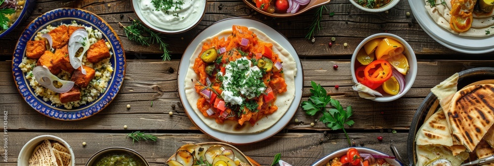 Traditional Cretan Dakos Dish