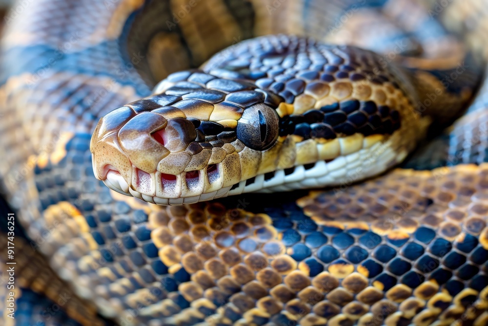 animal detail - close up macro photography of a python snake head with big eyes, outdoors in Africa with natural sunlight. Beautiful simple AI generated image in 4K, unique. animal detail - close up macro photography of a python snake head with big eyes, outdoors in Africa with natural sunlight. Beautiful simple AI generated image in 4K, unique.